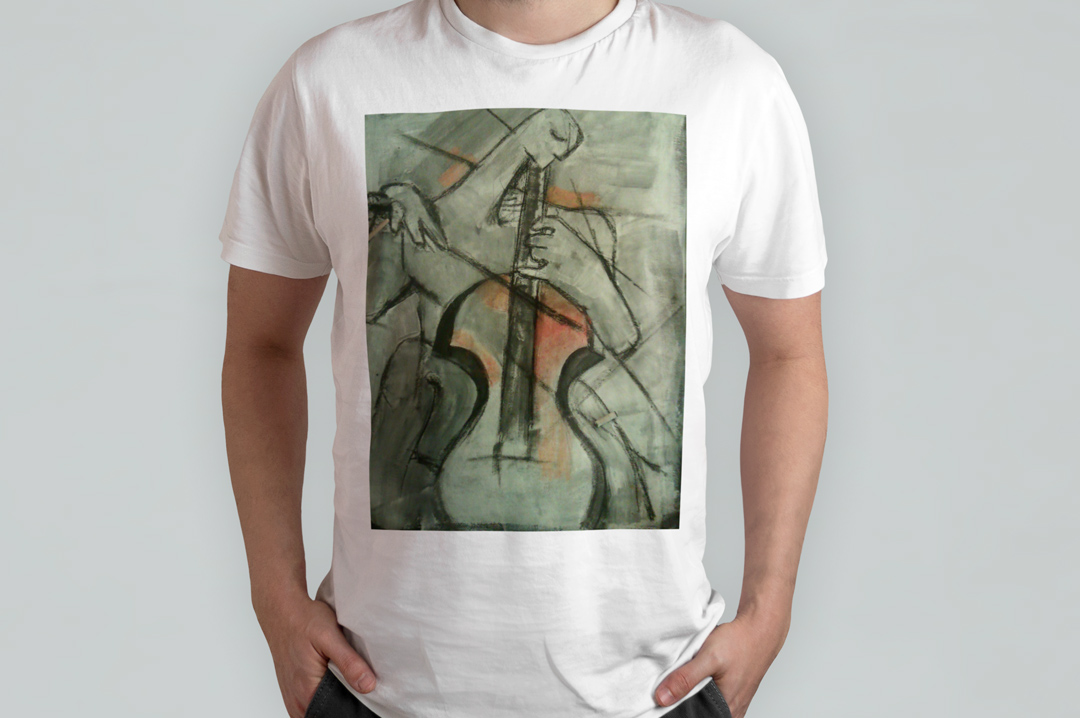 White_T_Shirt_Model_Front_View_Mockup